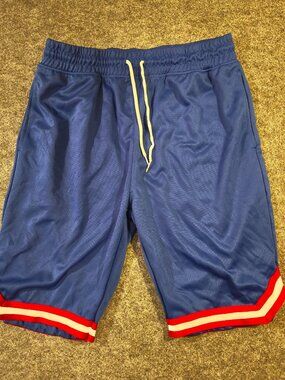 Contender MCMLXXXVIII Retro Athletic Shorts | Blue | Medium